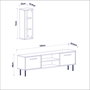 Hanah Home Soporte para TV Bien - Walnut